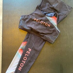 Mixed Peloton set X-large top Large bottoms from the WITH collection